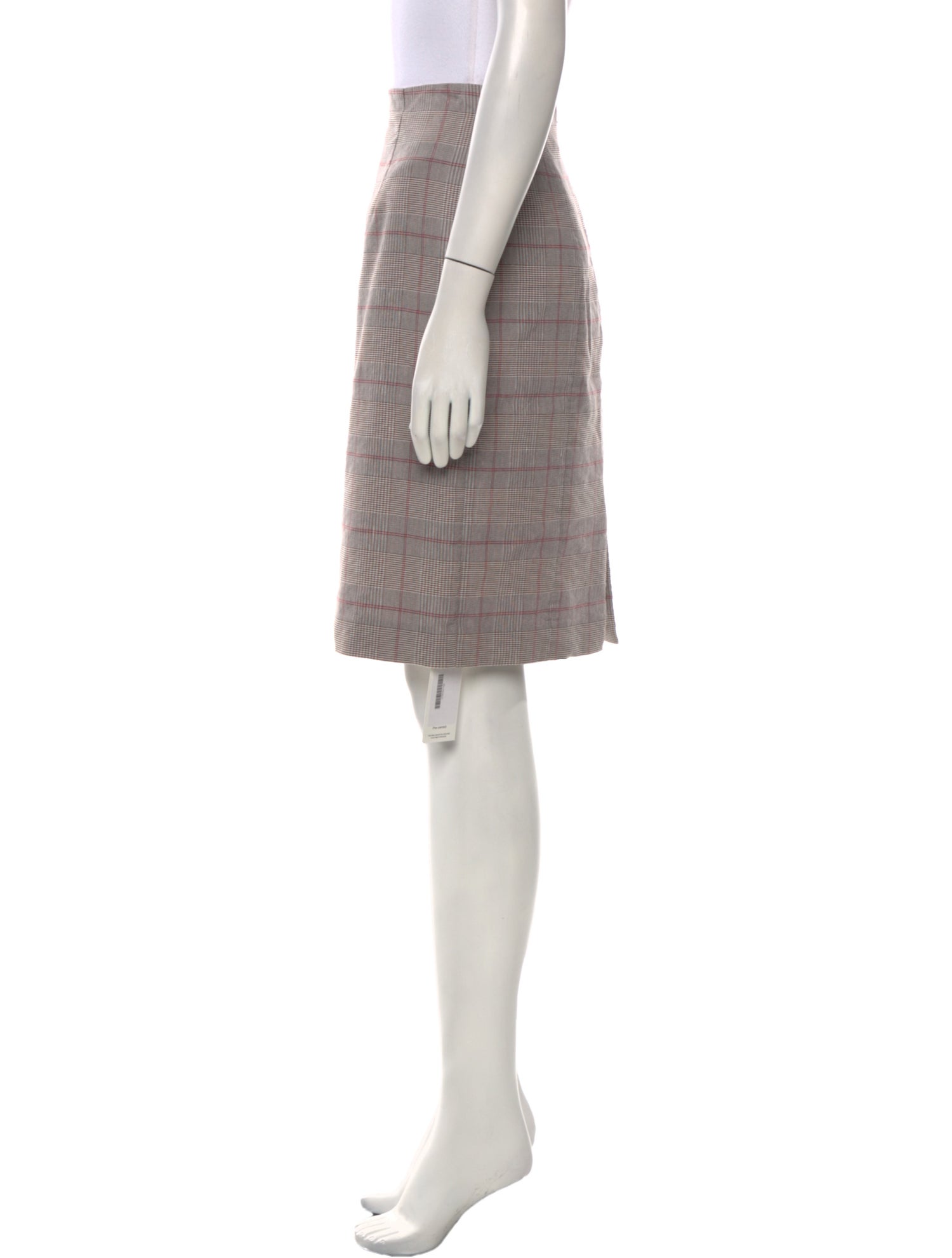 Tailored by Rebecca Taylor Plaid Print Knee-Length Skirt