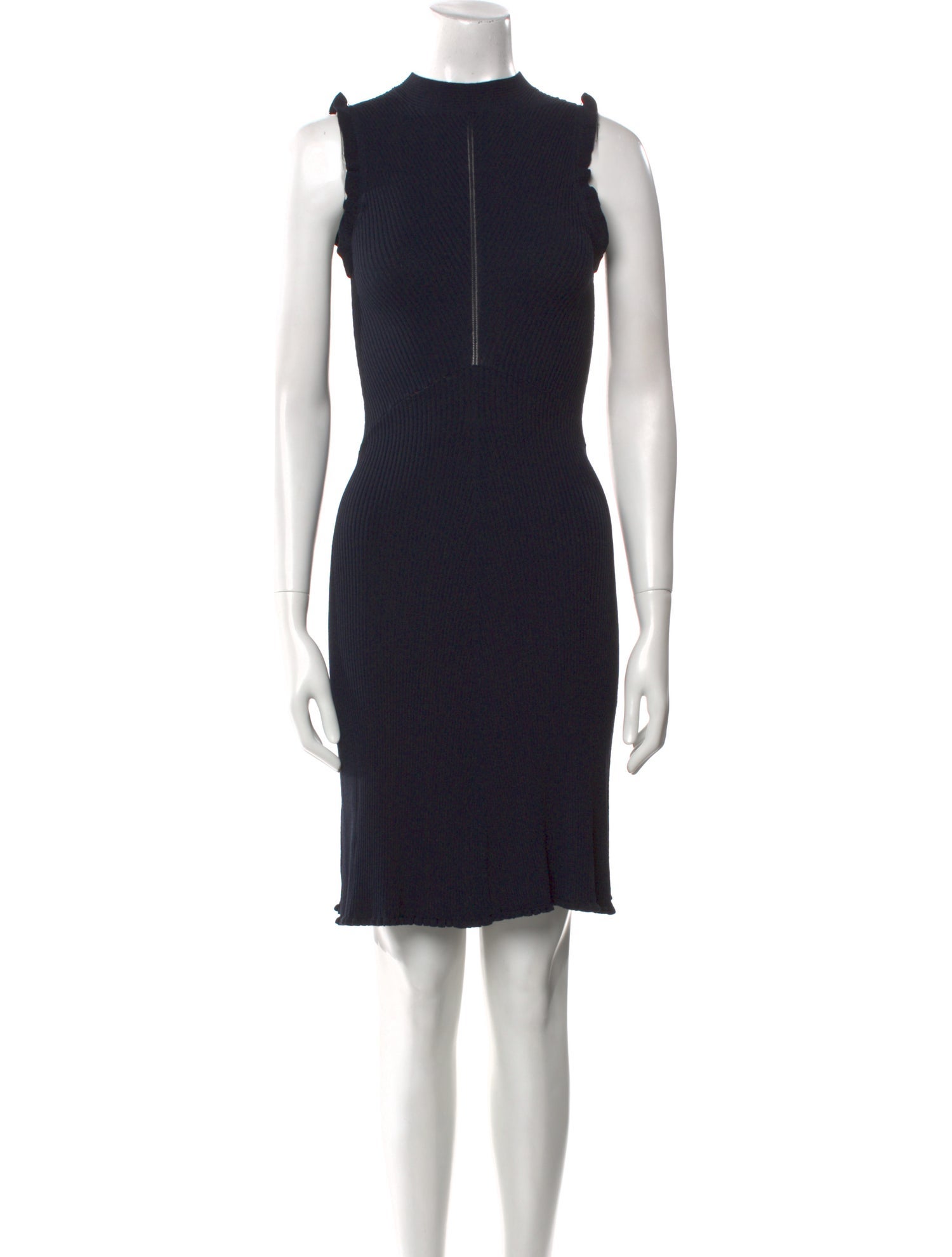 Tailored by Rebecca Taylor Mock Neck Mini Dress