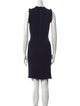 Tailored by Rebecca Taylor Mock Neck Mini Dress