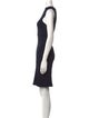 Tailored by Rebecca Taylor Mock Neck Knee-Length Dress