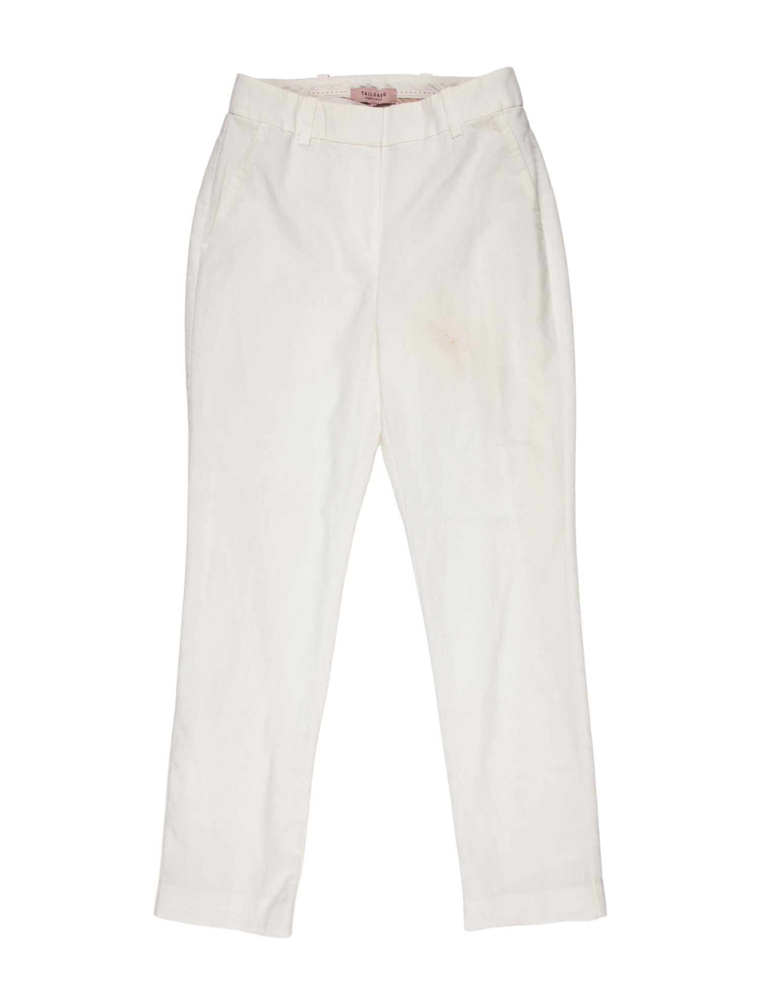 Tailored by Rebecca Taylor Linen Straight Leg Pants