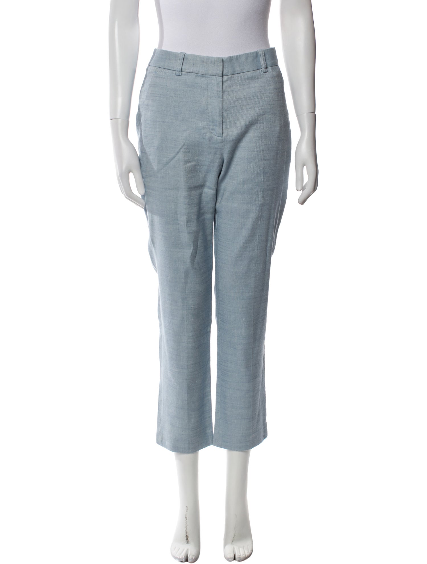 Tailored by Rebecca Taylor Linen Straight Leg Pants