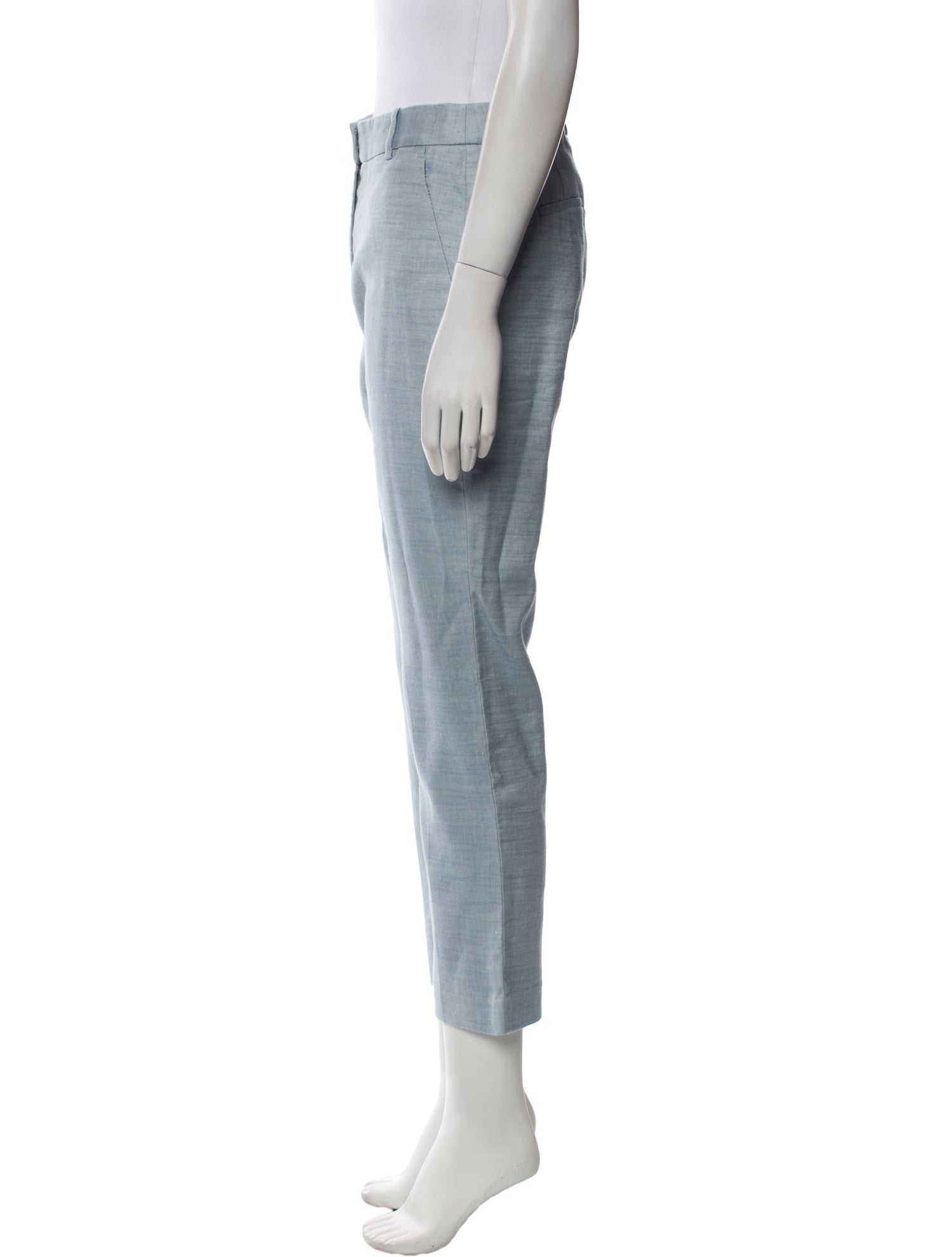 Tailored by Rebecca Taylor Linen Straight Leg Pants