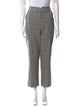 Tailored by Rebecca Taylor Plaid Print Straight Leg Pants