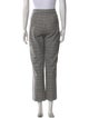 Tailored by Rebecca Taylor Plaid Print Straight Leg Pants