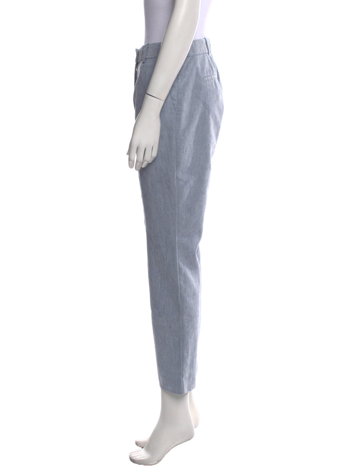 Tailored by Rebecca Taylor Linen Straight Leg Pants