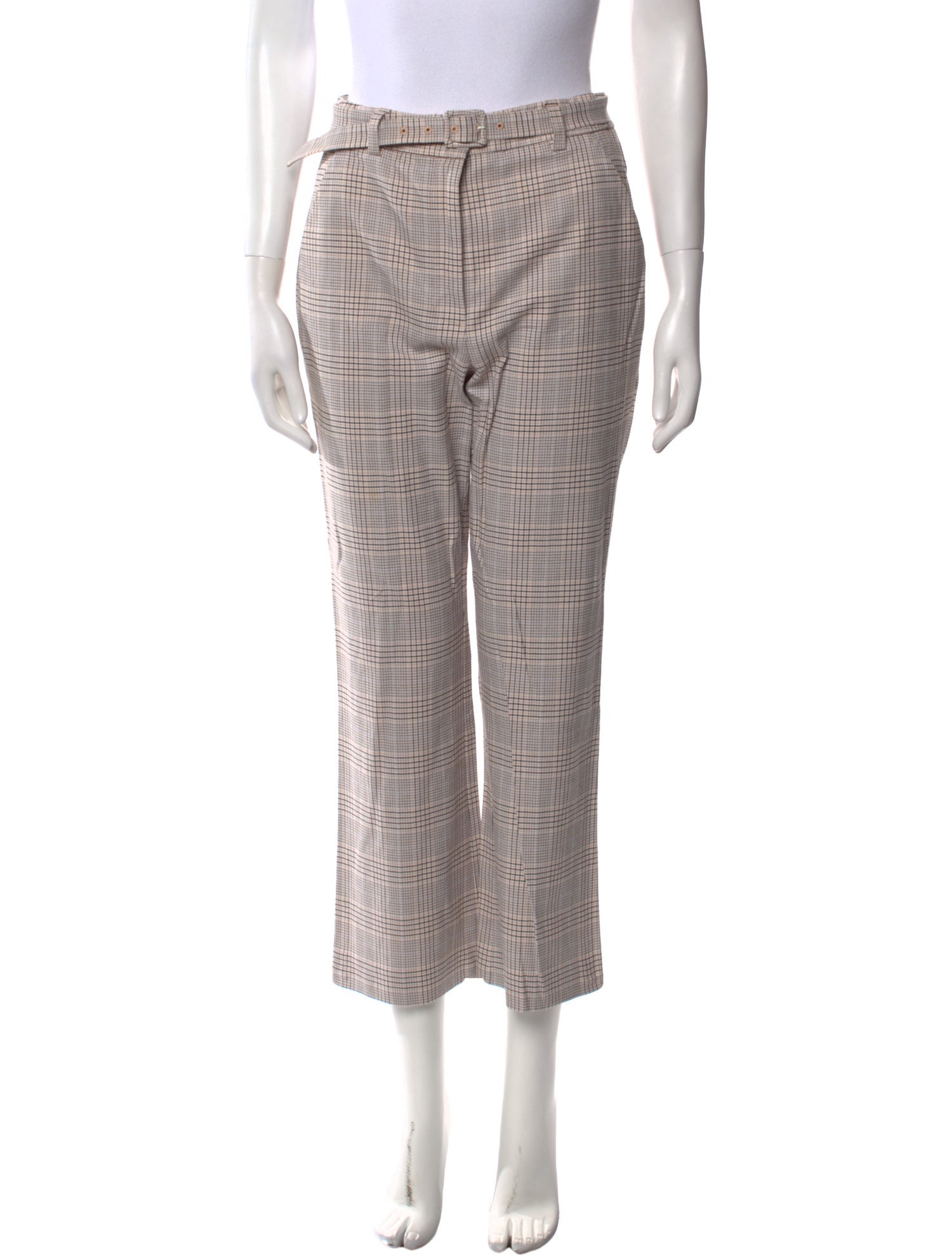Tailored by Rebecca Taylor Plaid Print Wide Leg Pants w/ Tags