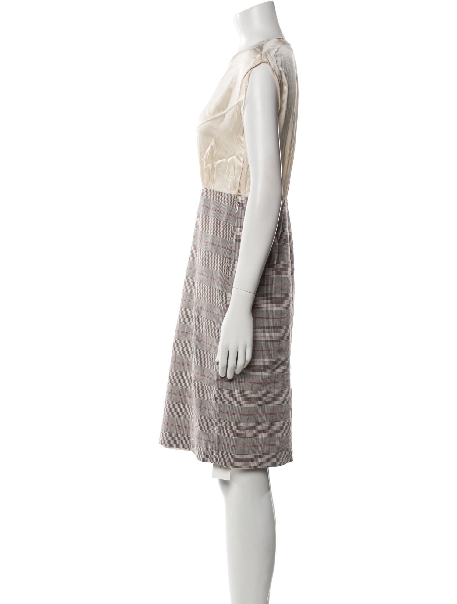 Tailored by Rebecca Taylor Linen Knee-Length Dress