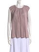 Tailored by Rebecca Taylor Silk Crew Neck Top