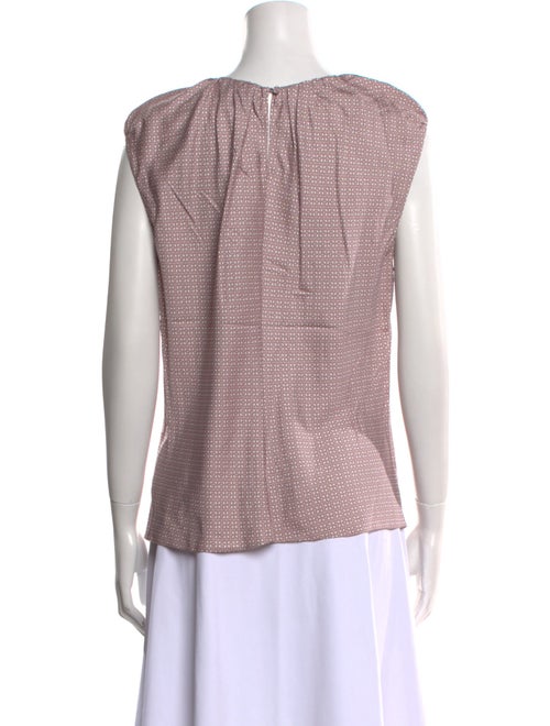 Tailored by Rebecca Taylor Silk Crew Neck Top