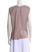 Tailored by Rebecca Taylor Silk Crew Neck Top