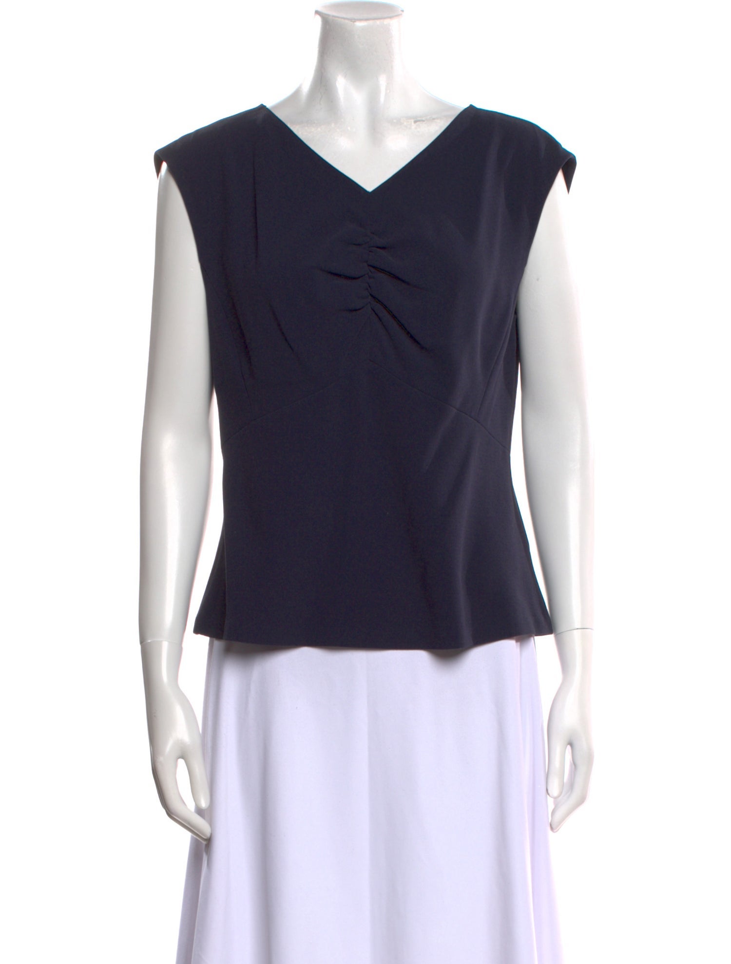 Tailored by Rebecca Taylor V-Neck Short Sleeve Top