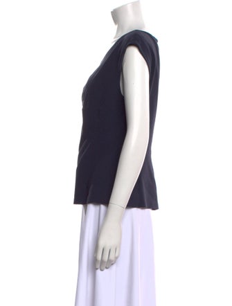 Tailored by Rebecca Taylor V-Neck Short Sleeve Top