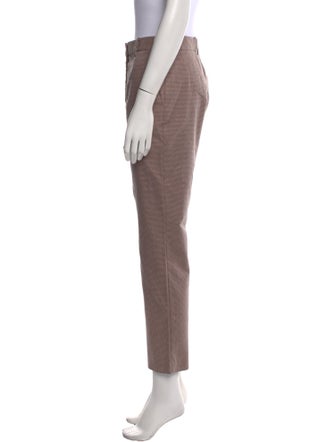 Tailored by Rebecca Taylor Plaid Print Straight Leg Pants