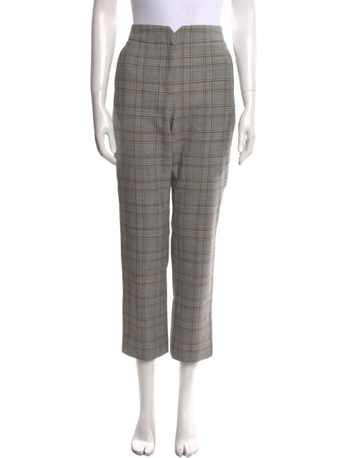 Tailored by Rebecca Taylor Plaid Print Straight Leg Pants