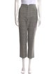 Tailored by Rebecca Taylor Plaid Print Straight Leg Pants