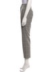 Tailored by Rebecca Taylor Plaid Print Straight Leg Pants