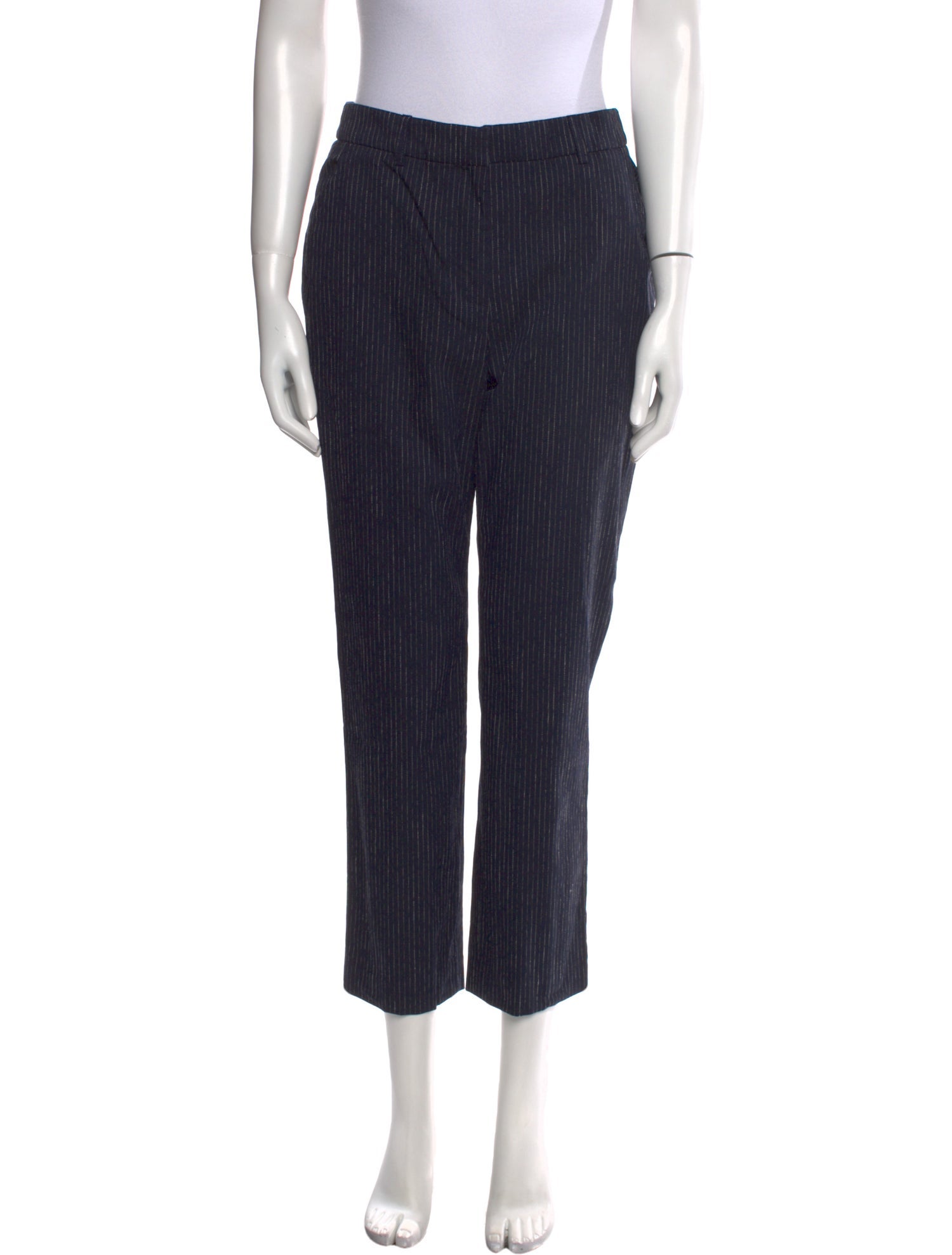 Tailored by Rebecca Taylor Striped Straight Leg Pants