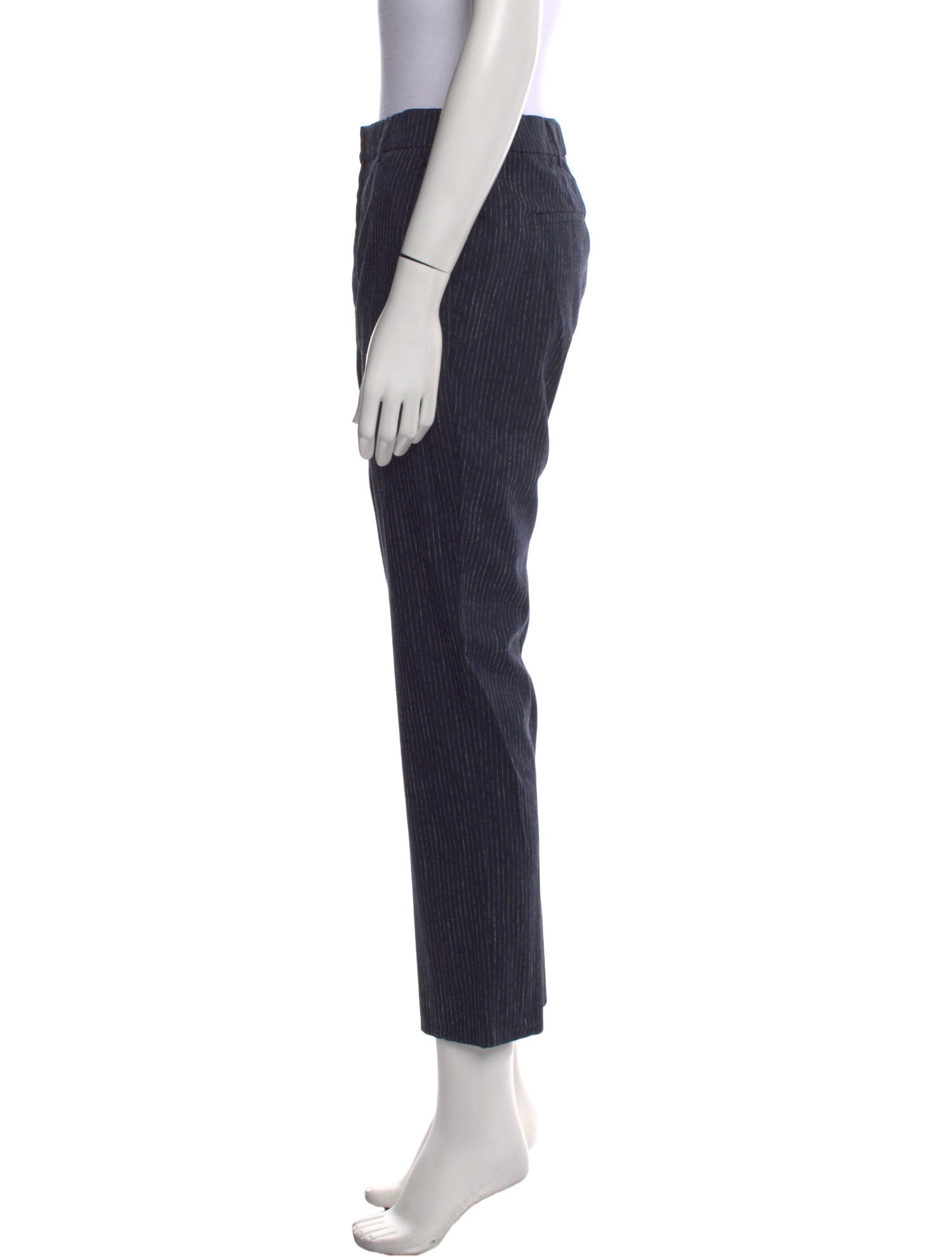 Tailored by Rebecca Taylor Striped Straight Leg Pants