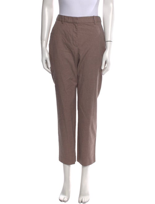 Tailored by Rebecca Taylor Plaid Print Straight Leg Pants