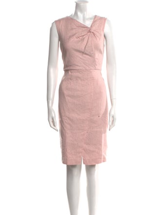 Tailored by Rebecca Taylor Asymmetrical Knee-Length Dress