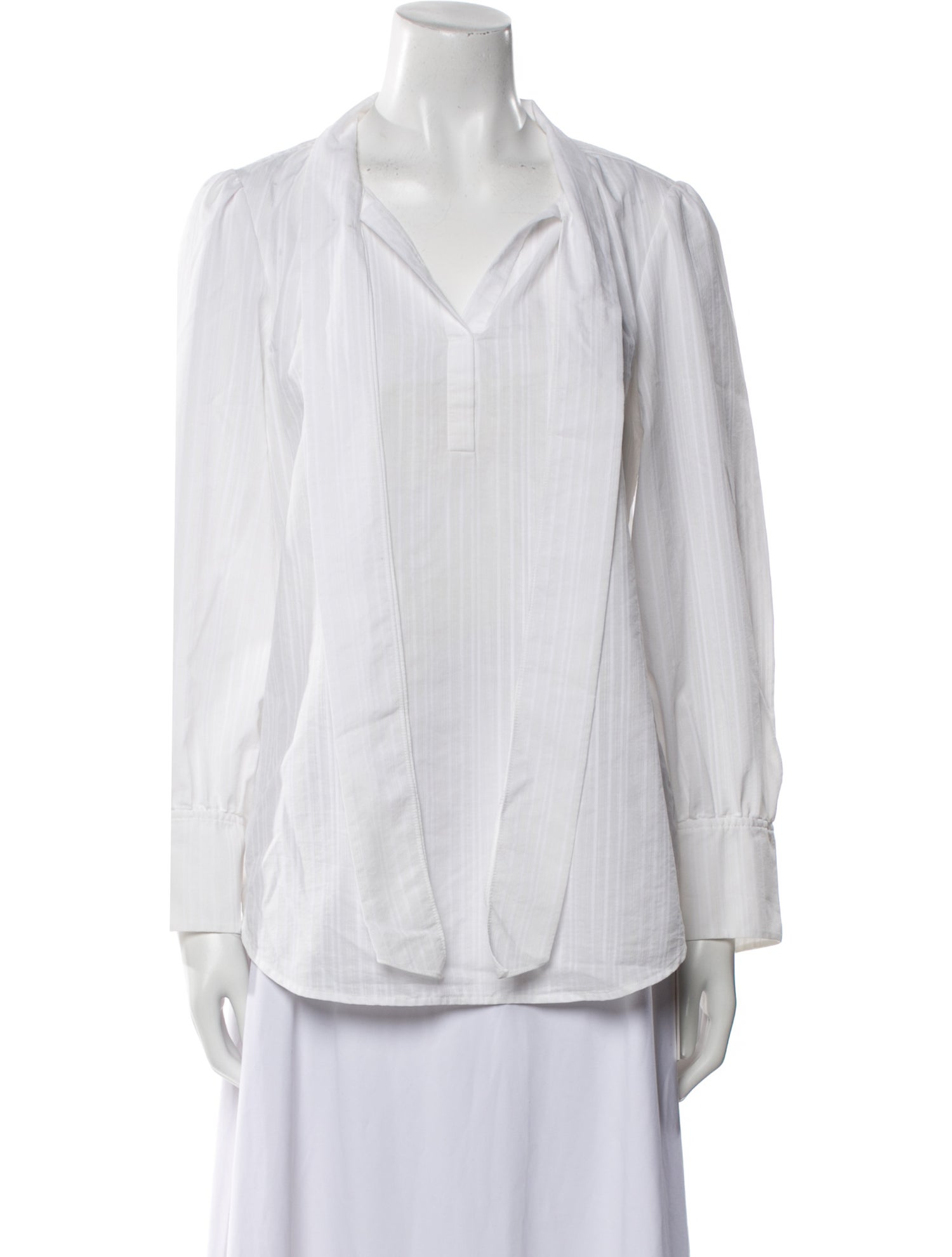 Tailored by Rebecca Taylor V-Neck Long Sleeve Tunic