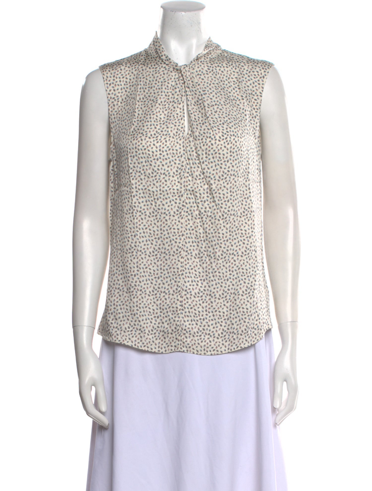 Tailored by Rebecca Taylor Printed Crew Neck Top w/ Tags