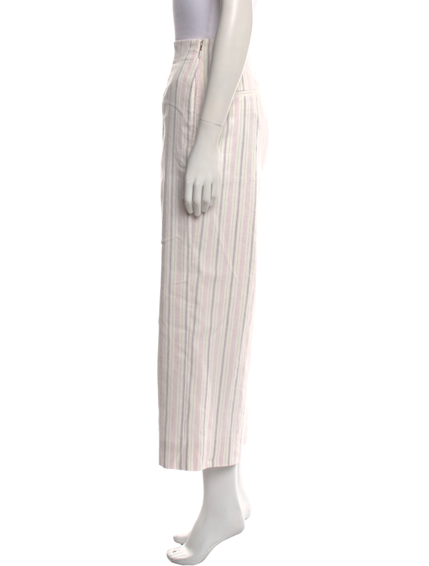 Tailored by Rebecca Taylor Striped Wide Leg Pants