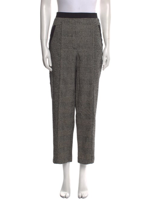 Tailored by Rebecca Taylor Plaid Print Straight Leg Pants