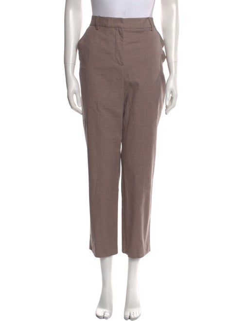 Tailored by Rebecca Taylor Plaid Print Straight Leg Pants