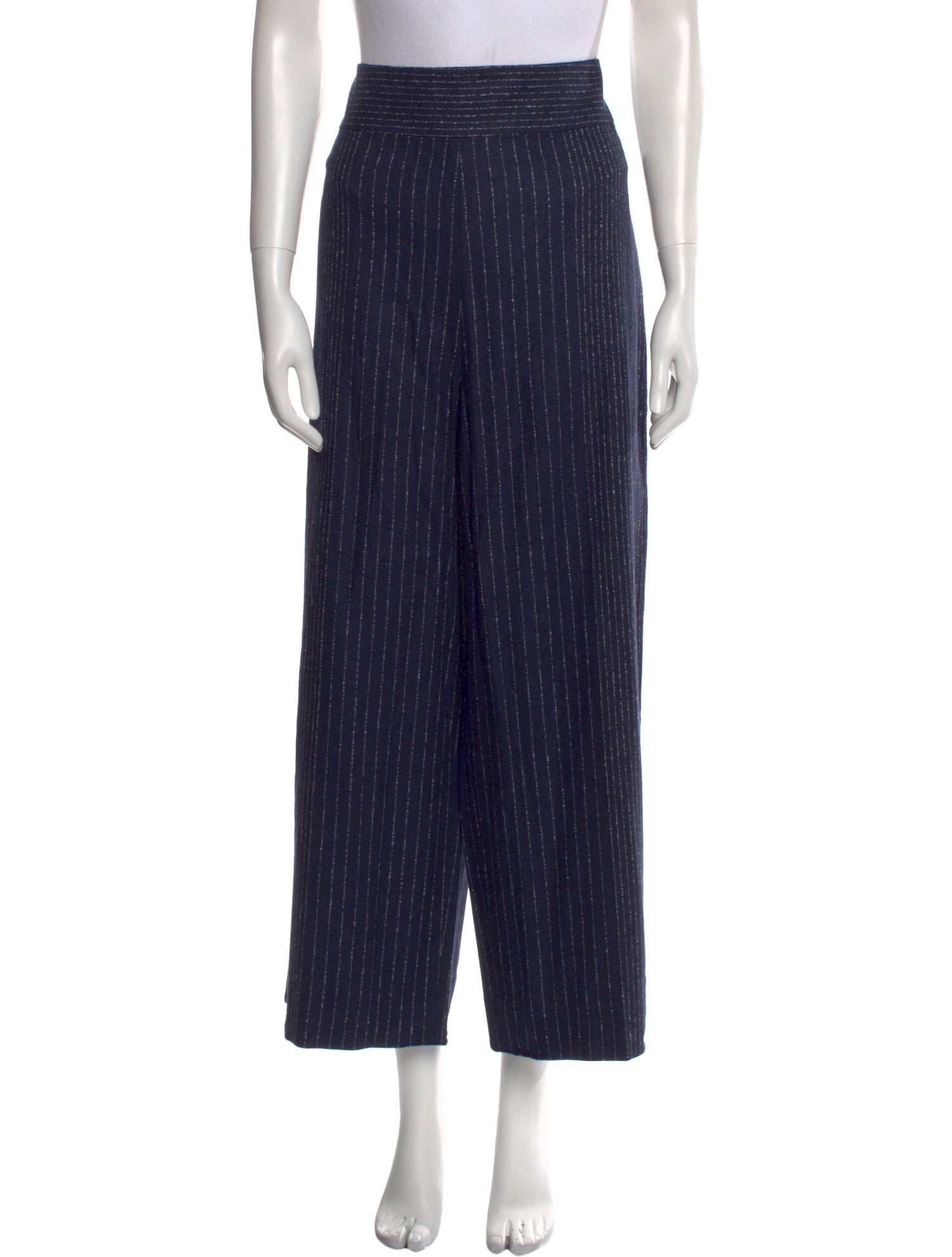 Tailored by Rebecca Taylor Striped Wide Leg Pants w/ Tags