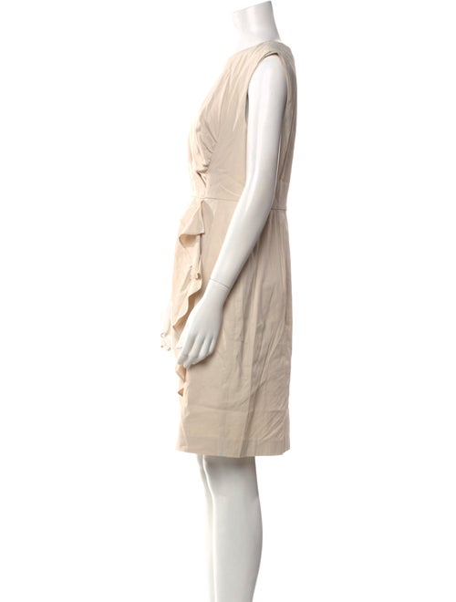 Tailored by Rebecca Taylor Bateau Neckline Knee-Length Dress