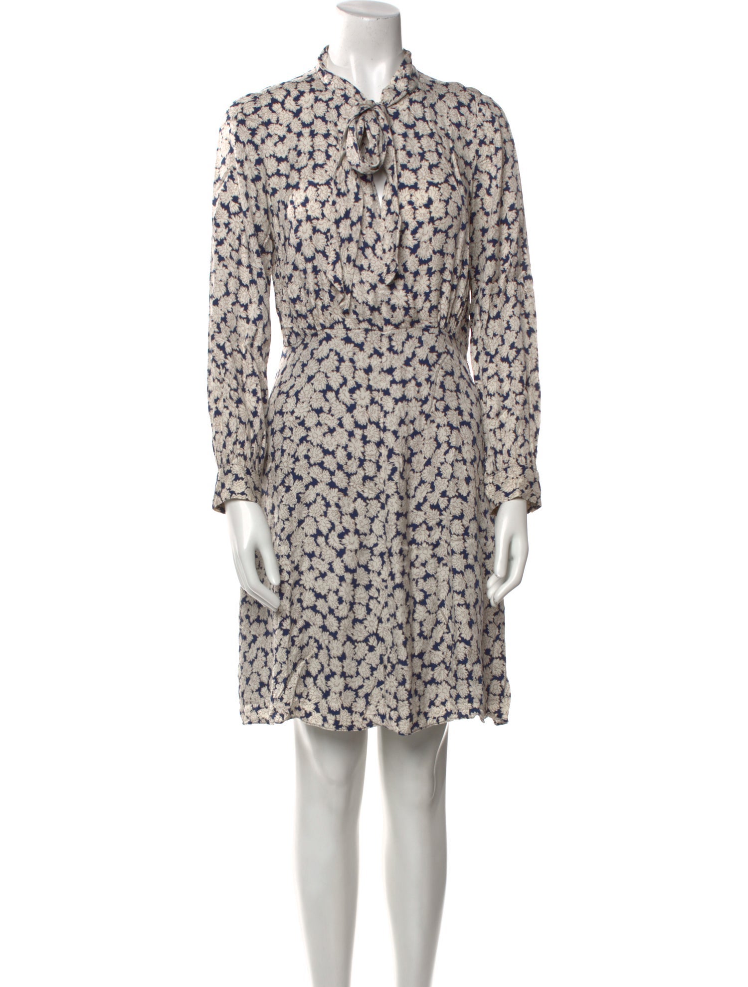 Tailored by Rebecca Taylor Floral Print Knee-Length Dress