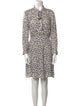 Tailored by Rebecca Taylor Floral Print Knee-Length Dress