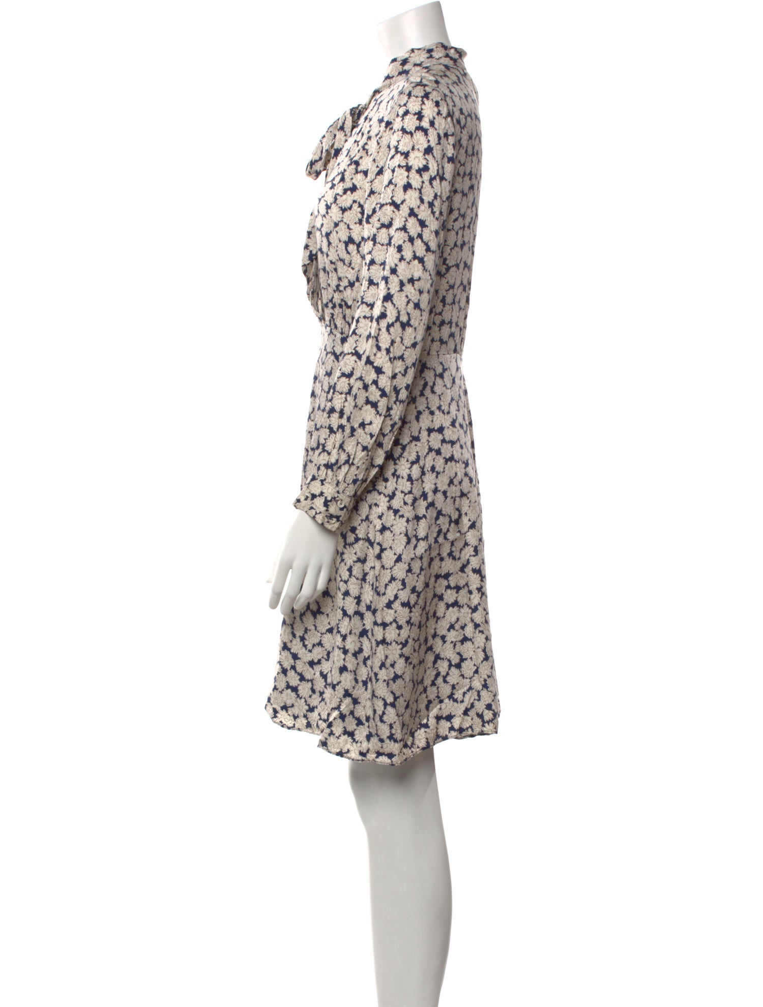 Tailored by Rebecca Taylor Floral Print Knee-Length Dress
