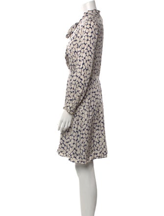Tailored by Rebecca Taylor Floral Print Knee-Length Dress