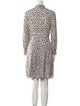 Tailored by Rebecca Taylor Floral Print Knee-Length Dress