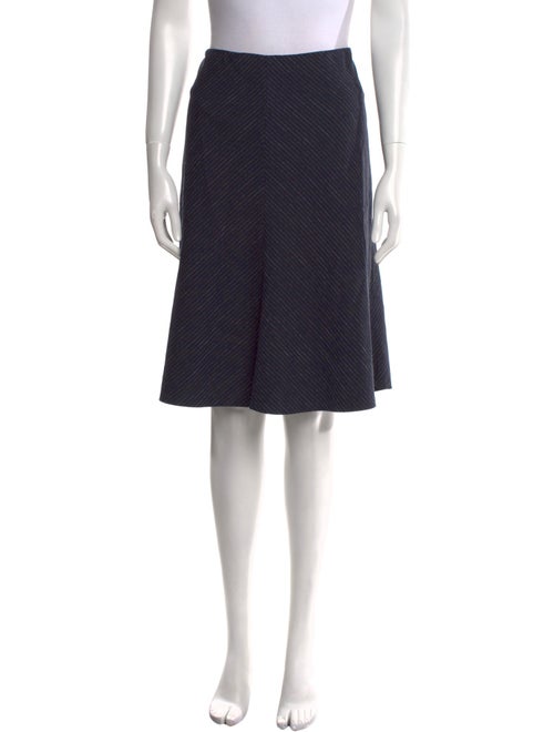 Tailored by Rebecca Taylor Striped Knee-Length Skirt