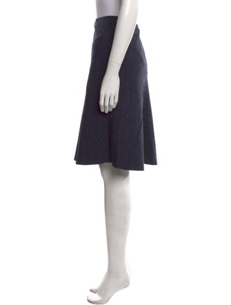 Tailored by Rebecca Taylor Striped Knee-Length Skirt