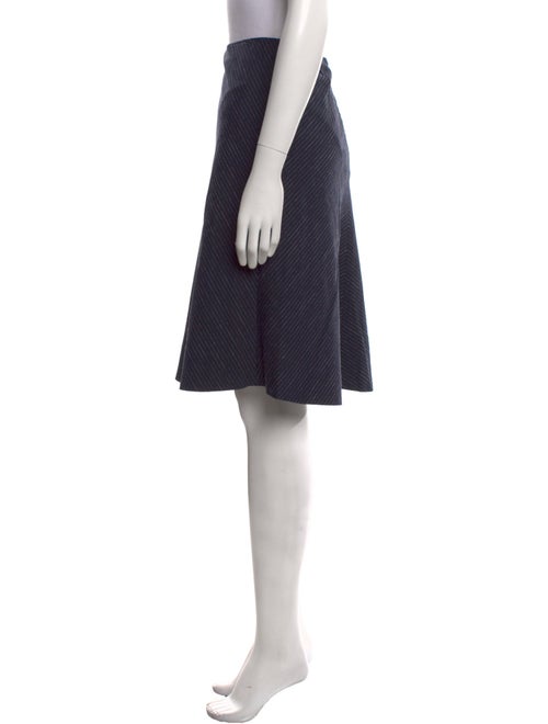 Tailored by Rebecca Taylor Striped Knee-Length Skirt