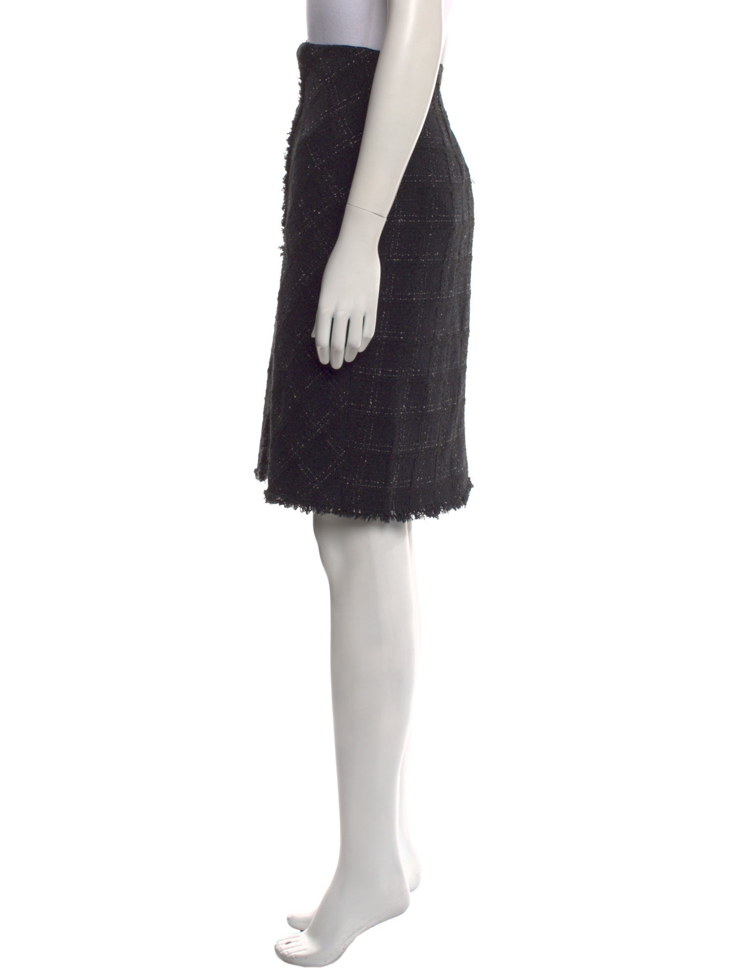 Tailored by Rebecca Taylor Plaid Print Knee-Length Skirt