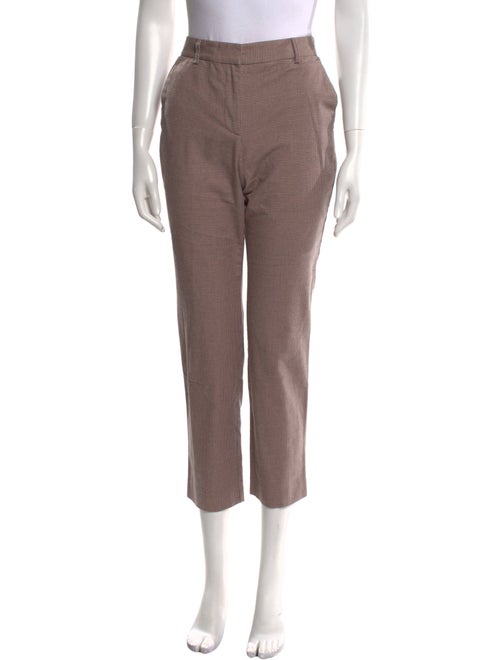 Tailored by Rebecca Taylor Plaid Print Straight Leg Pants