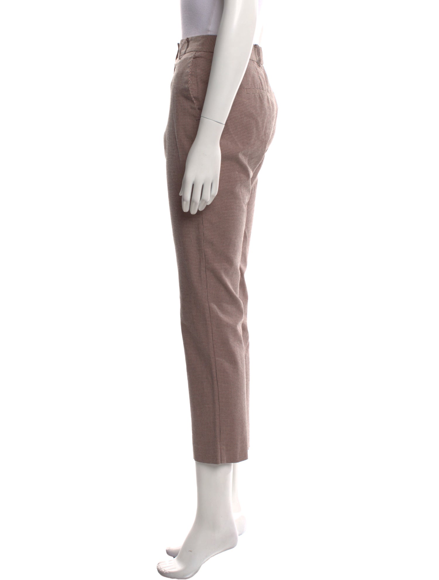 Tailored by Rebecca Taylor Plaid Print Straight Leg Pants