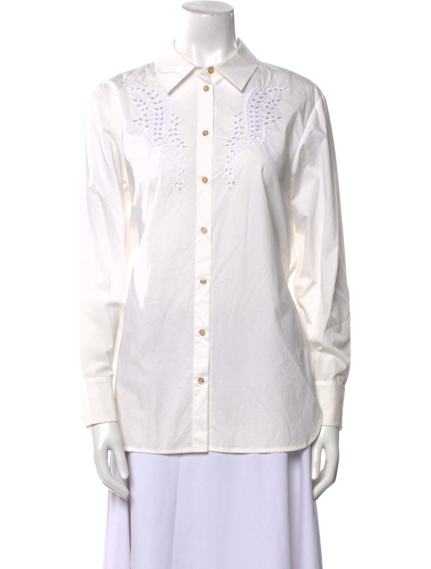 Tailored by Rebecca Taylor Long Sleeve Button-Up Top w/ Tags