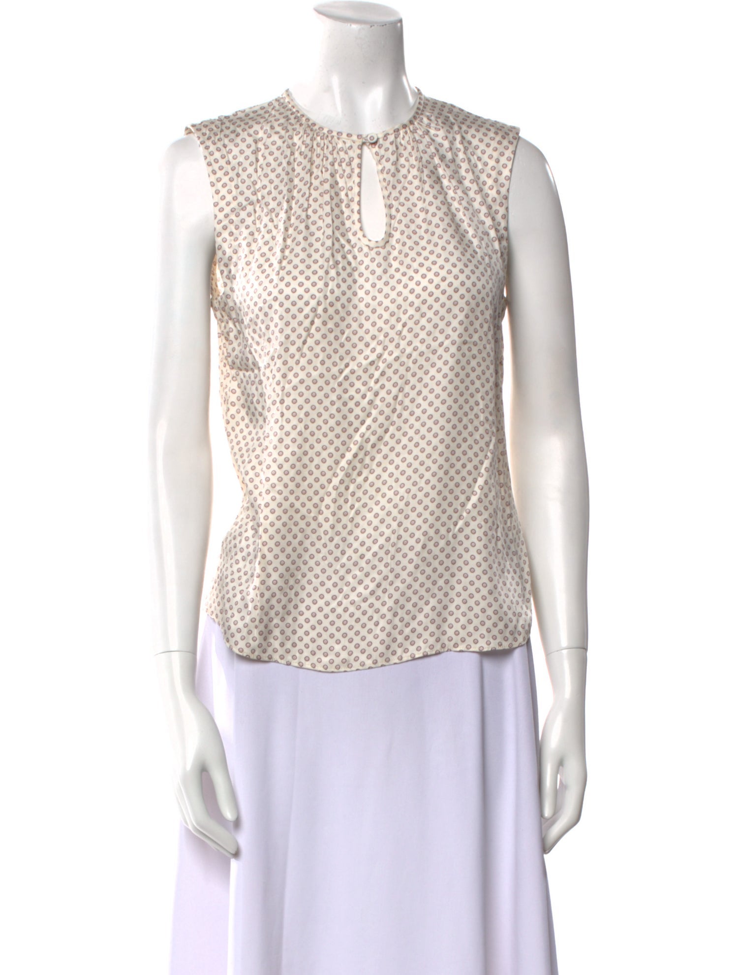 Tailored by Rebecca Taylor Printed Crew Neck Top w/ Tags