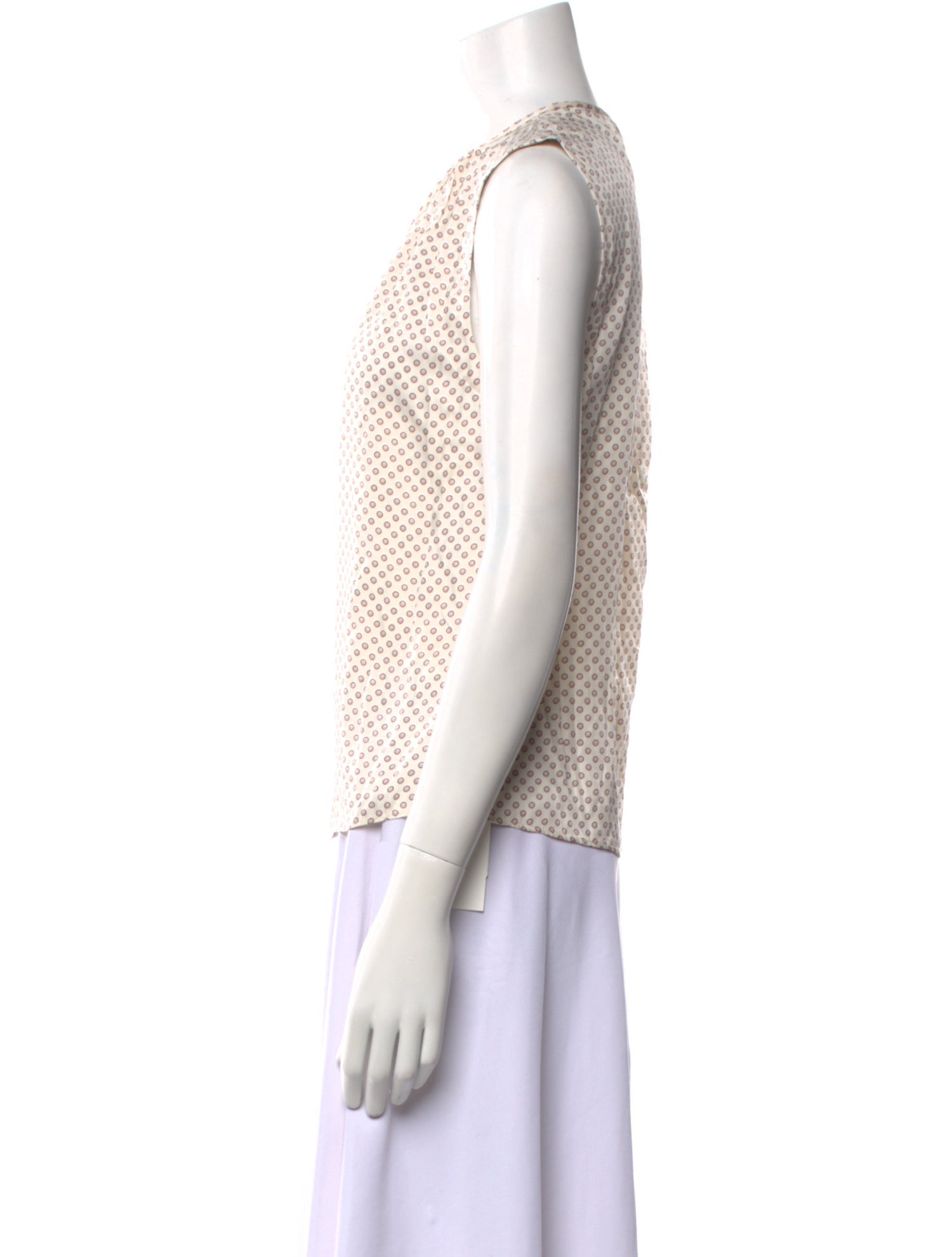 Tailored by Rebecca Taylor Printed Crew Neck Top w/ Tags