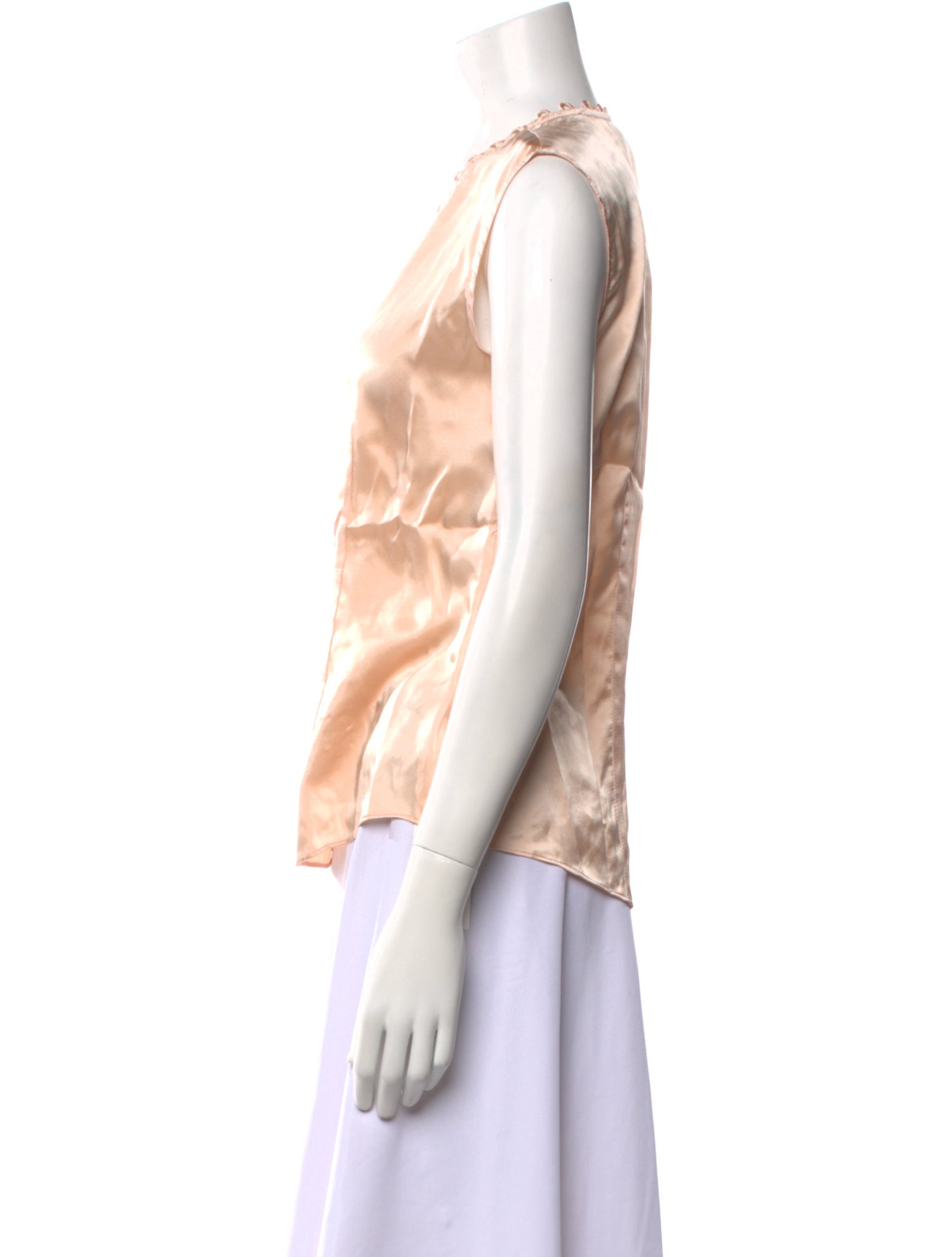 Tailored by Rebecca Taylor Silk V-Neck Blouse w/ Tags