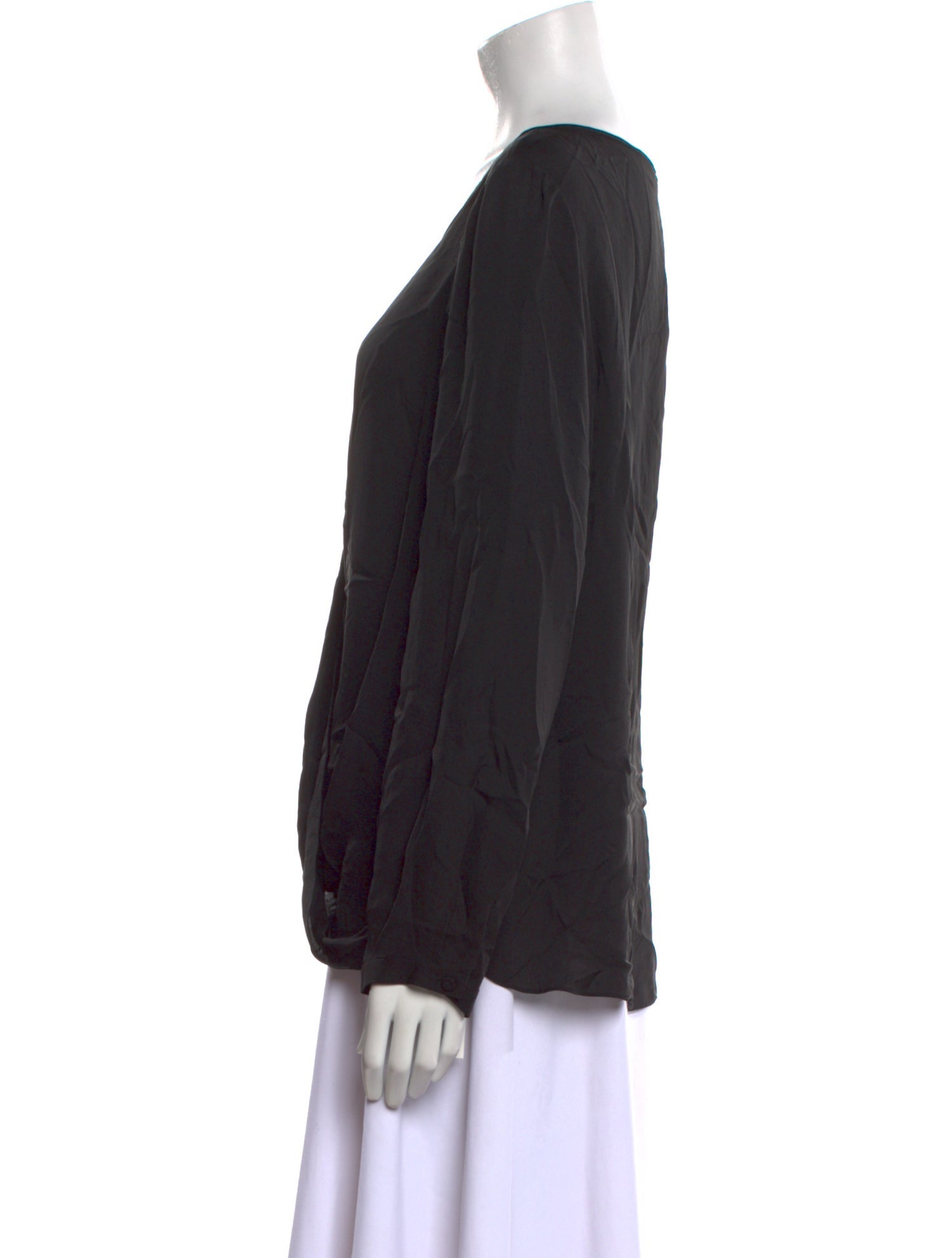 Tailored by Rebecca Taylor Silk Scoop Neck Blouse w/ Tags