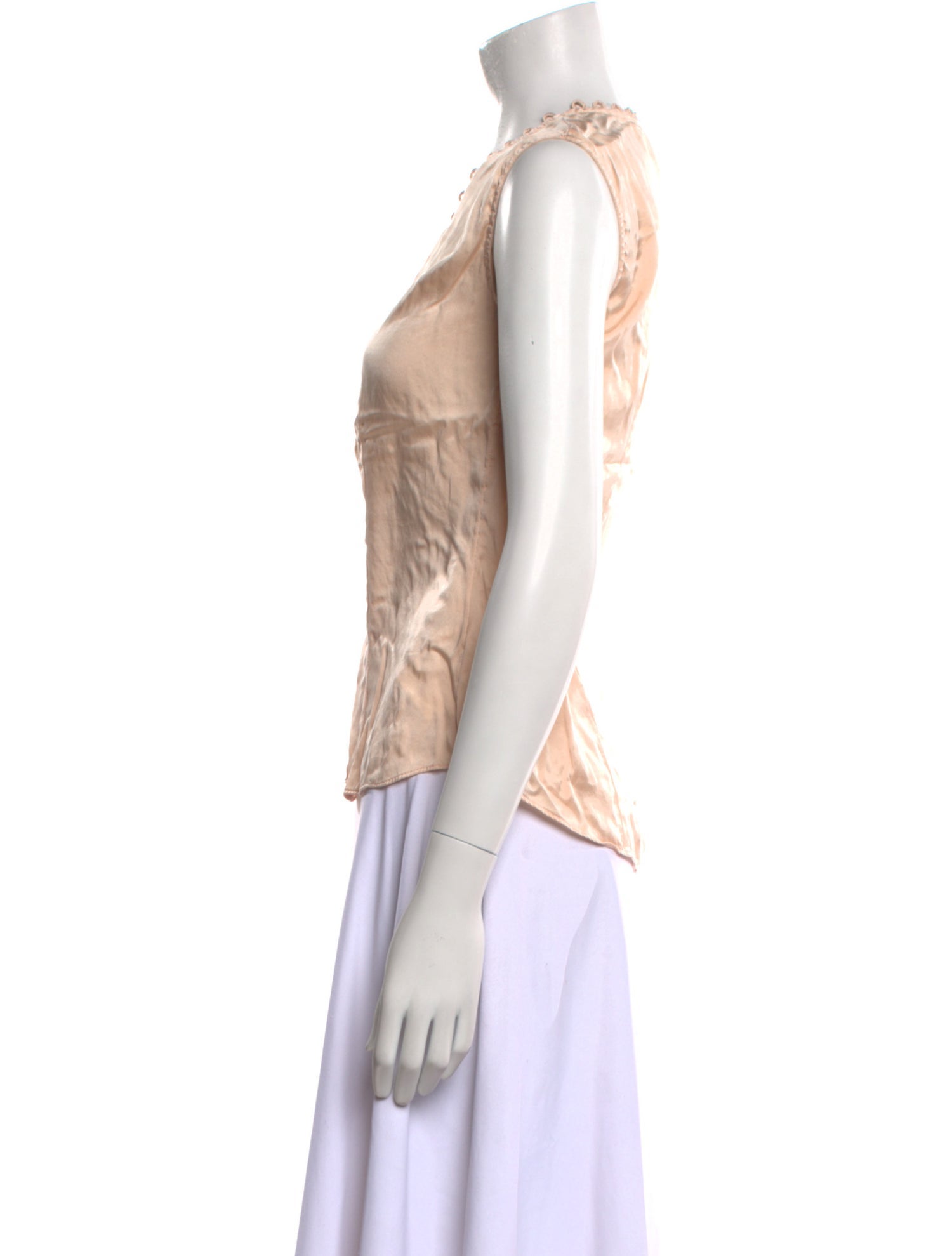 Tailored by Rebecca Taylor Silk V-Neck Blouse w/ Tags