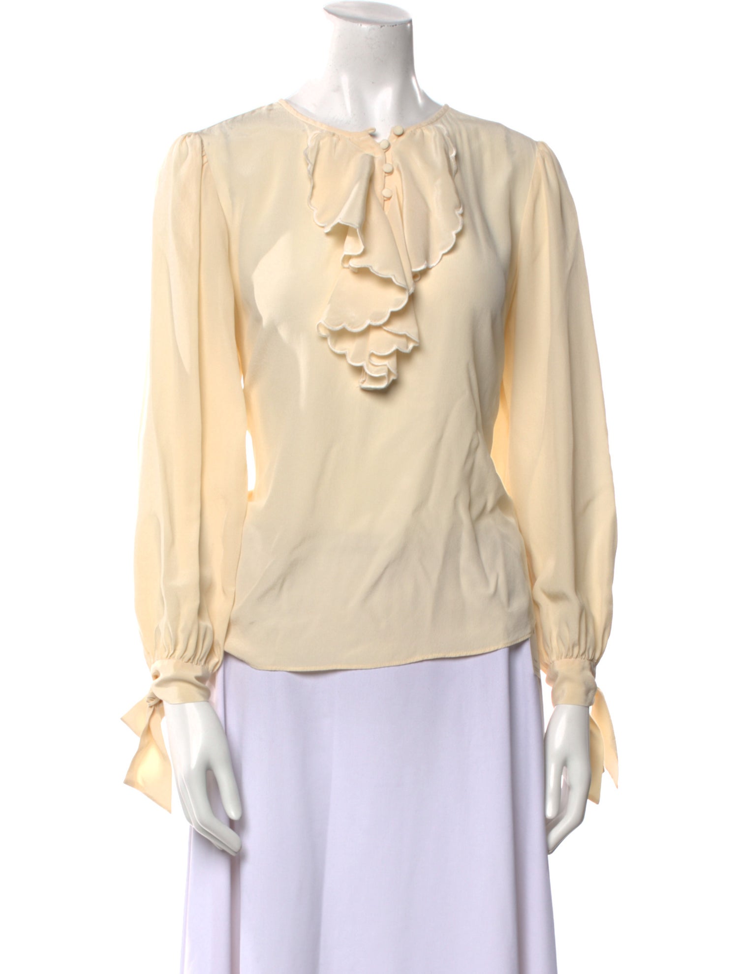 Tailored by Rebecca Taylor Silk Crew Neck Blouse w/ Tags
